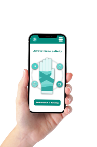 Webové stránky Zdravotnických potřeb